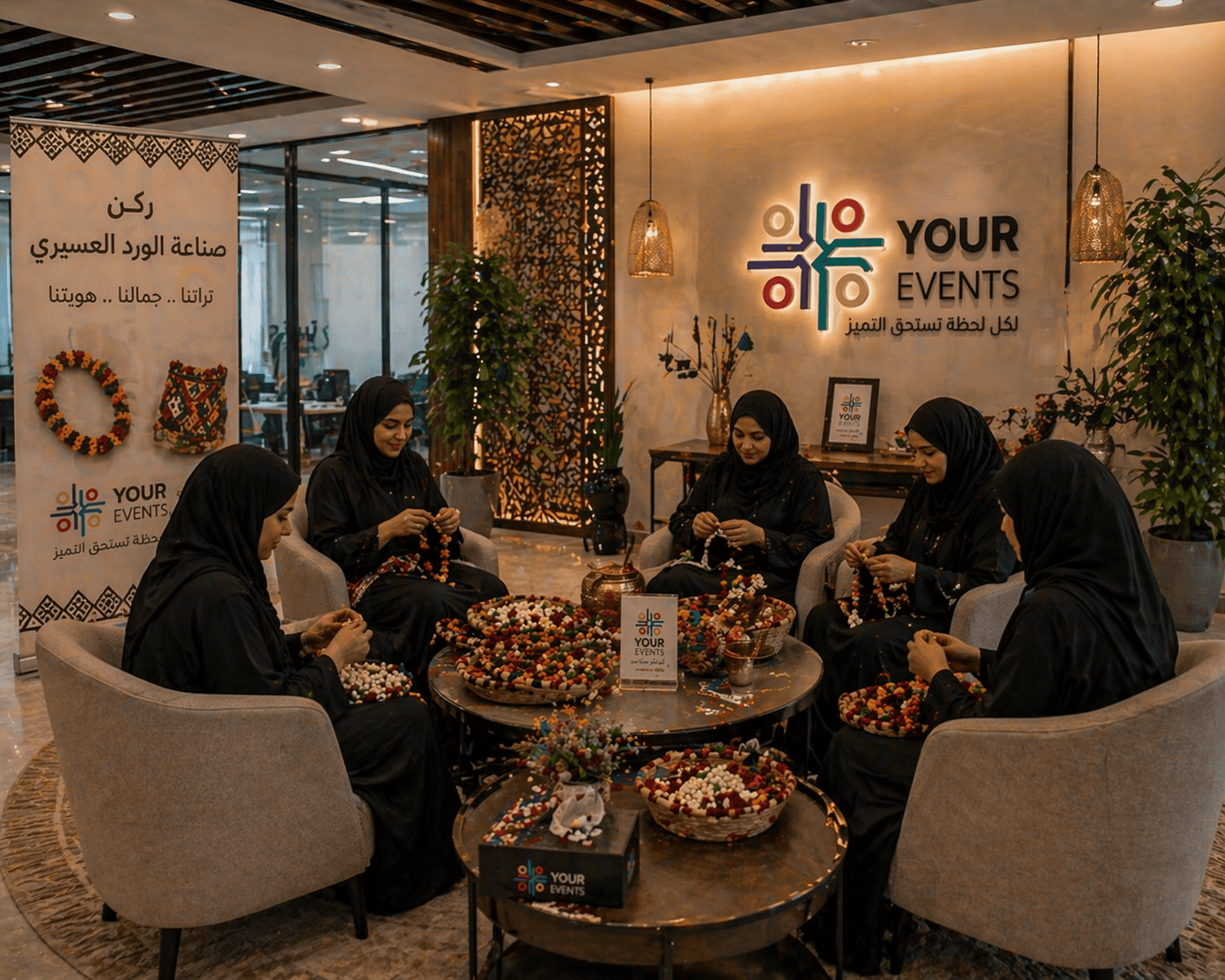 ركن الورد العسيري