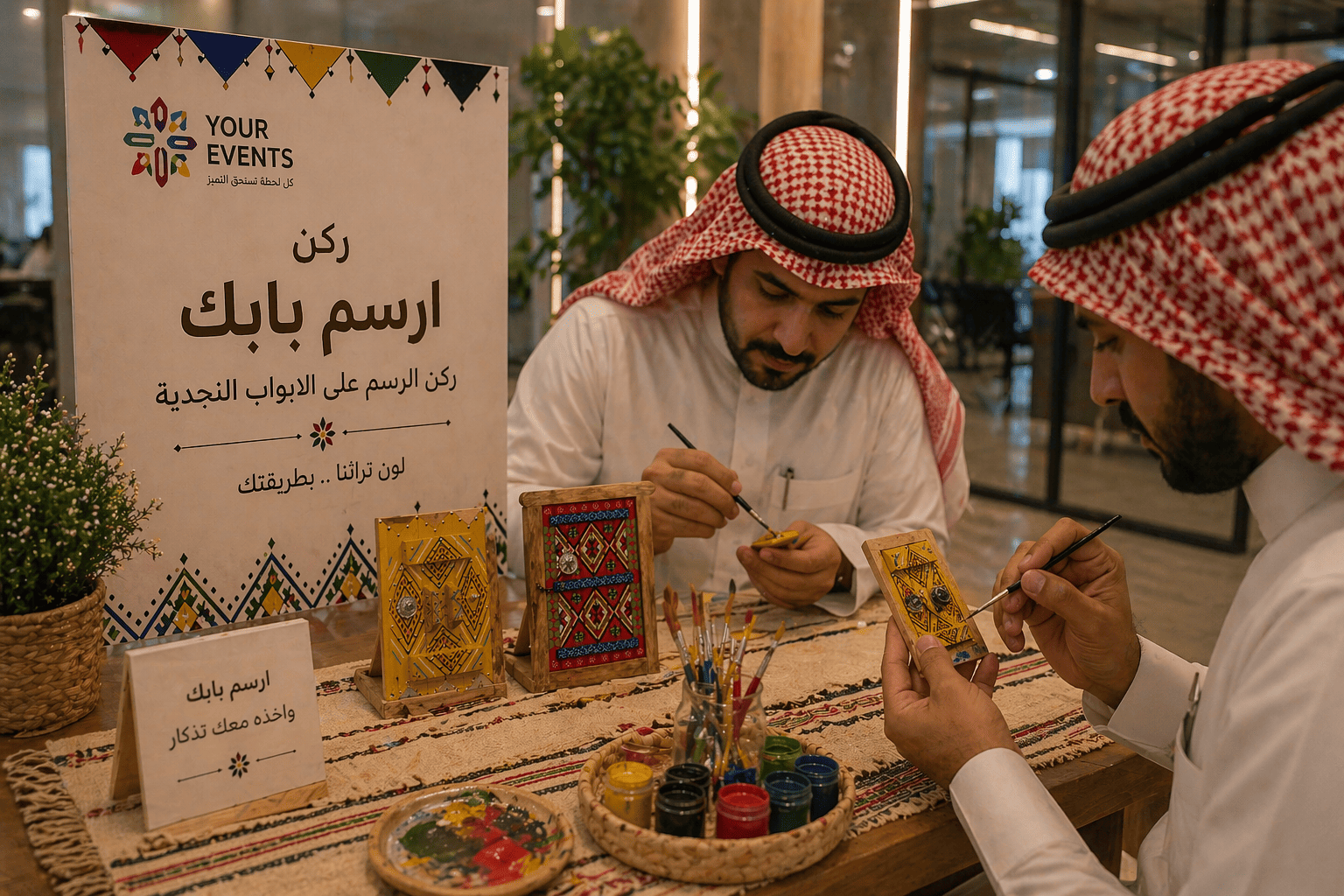 ارسم بابك | ركن الرسم على الابواب النجدية