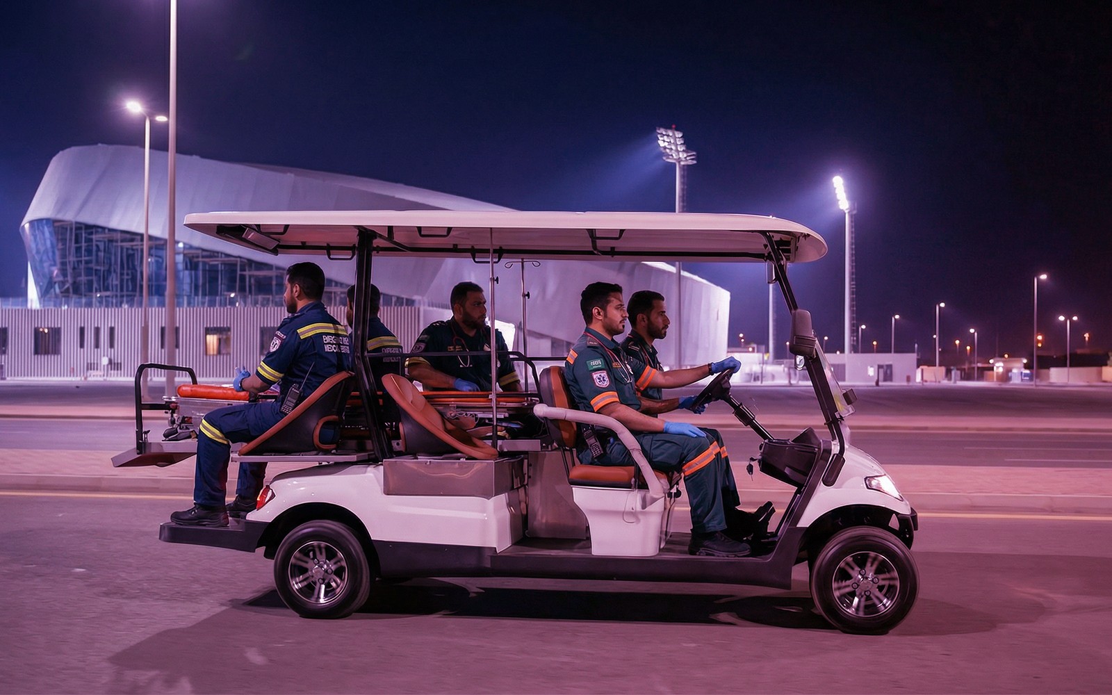 إسعاف يتحرك… وينقذ الموقف