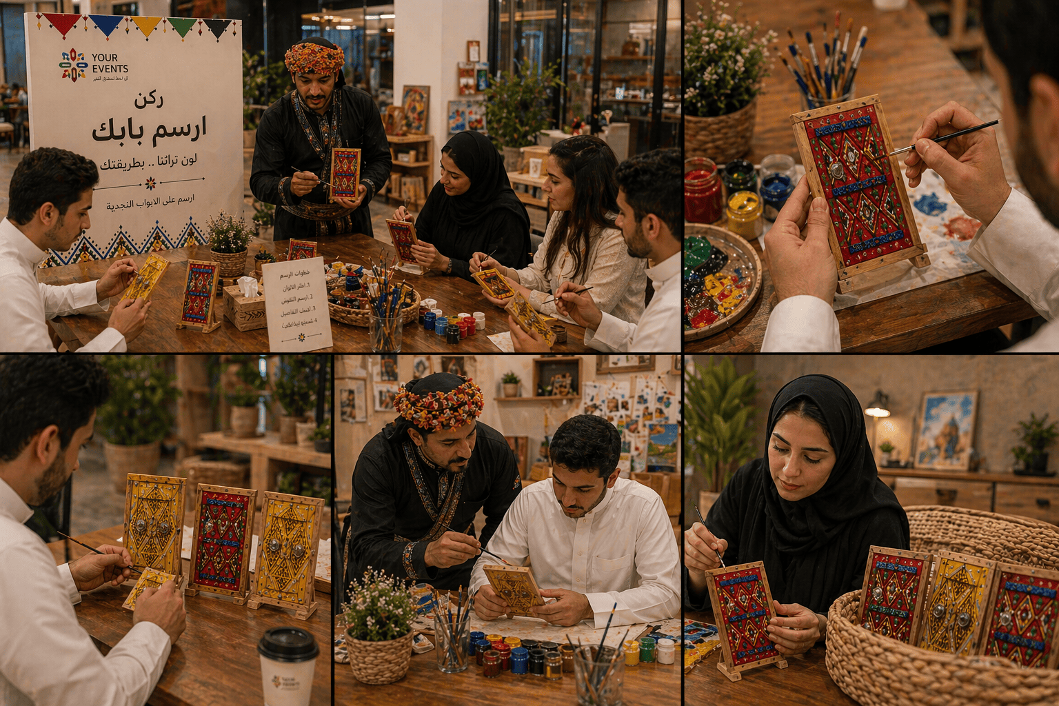 ارسم بابك | ركن الرسم على الابواب النجدية