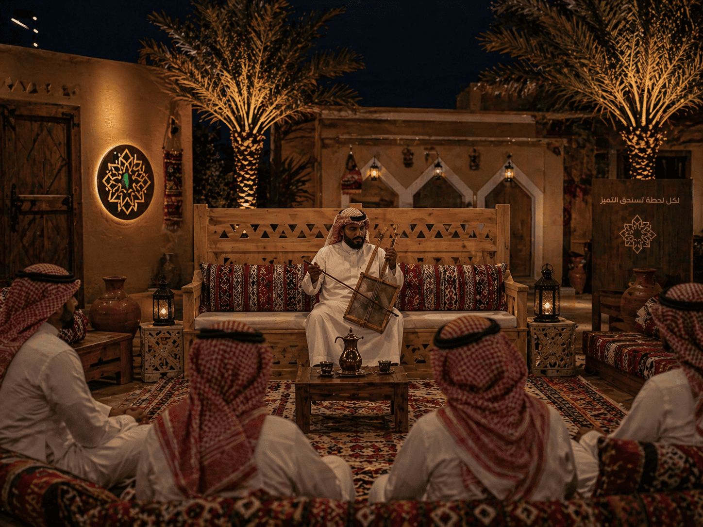 ركن عزف الربابة