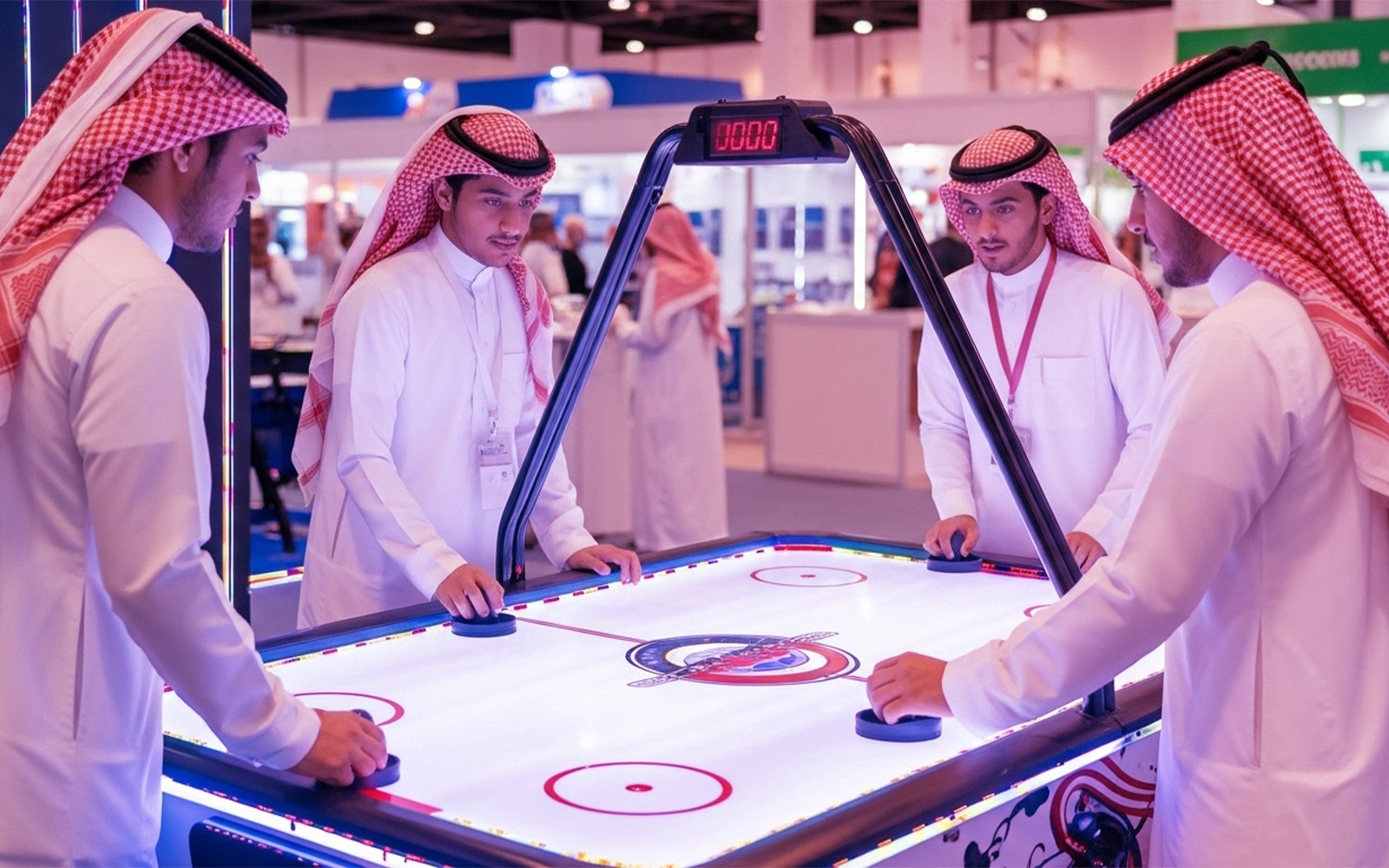 هوكي؟ لا، هذا طيران يد!