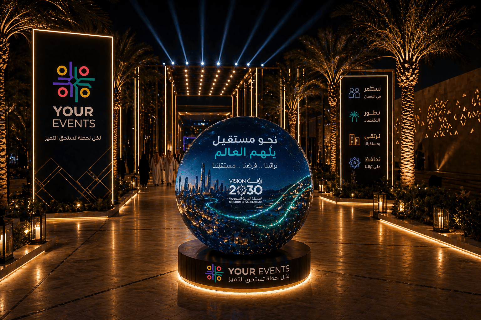 شاشة عرض كروية |